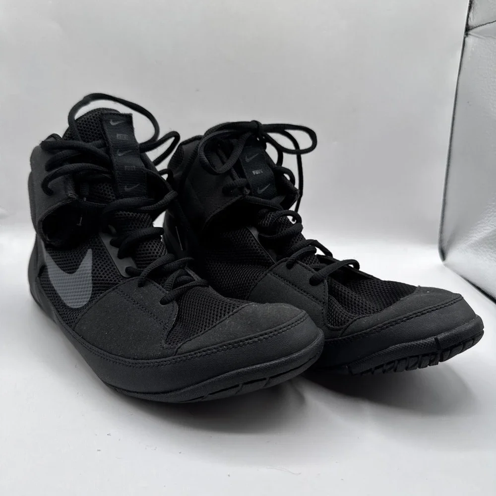 Nike Fury Black Wrestling Boxing Shoes AO2416-010‎  Mens Size 10